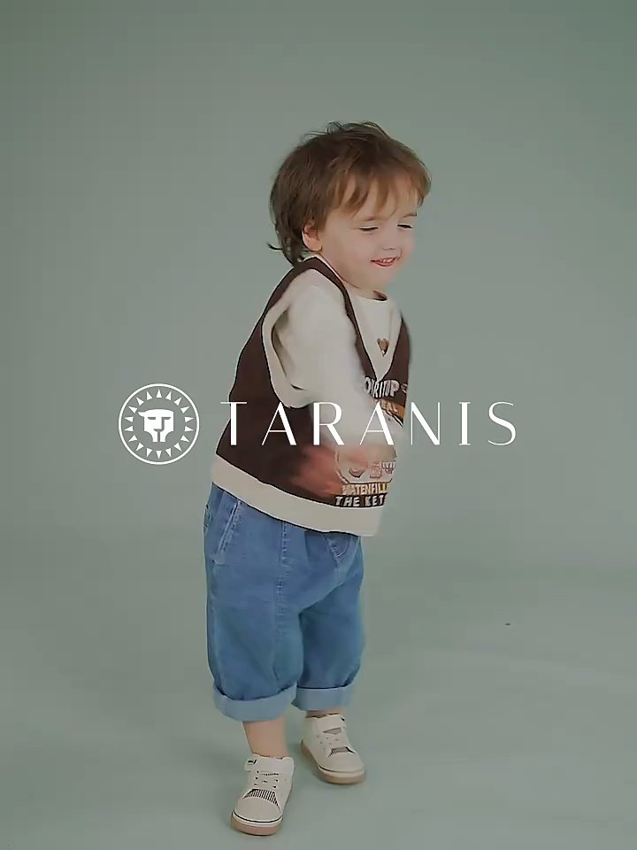 TARANIS 211 spring new children's shoes baby toddler shoes men's baby canvas shoes girls breathable sports shoes