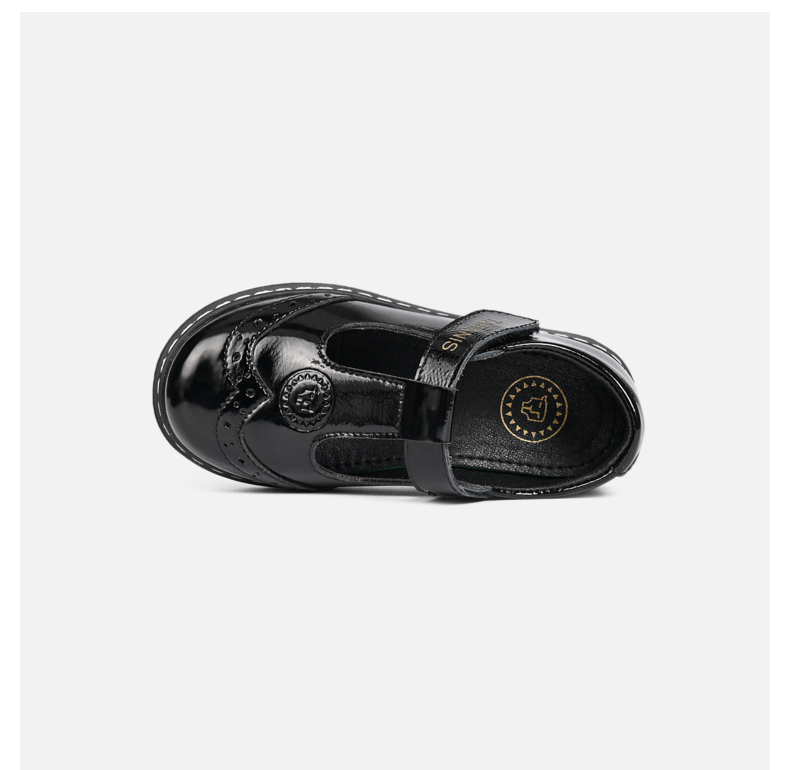 TARANIS Spring New Girls Shoes Children Princess Shoes Bow Single Shoes Black Real Shoes Show Shoes