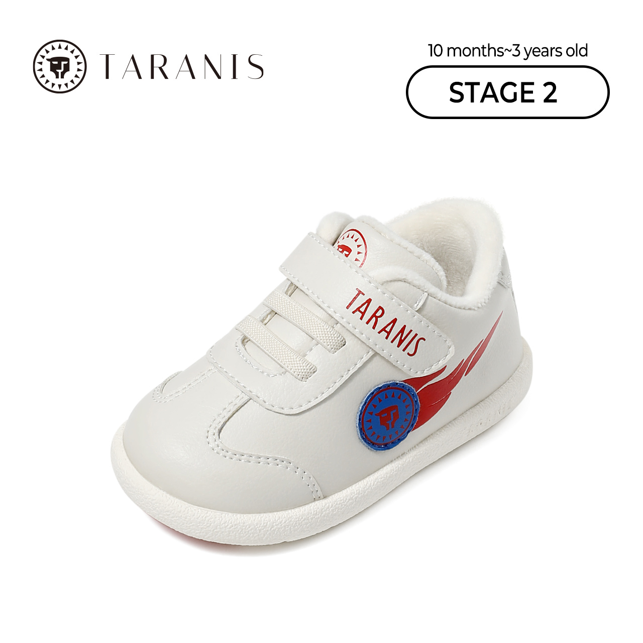 TARANISkids Winter New Children's Shoes Baby Toddler Shoes Male Baby Casual Sports Shoes Soft Velvet Shoes Functional Shoes