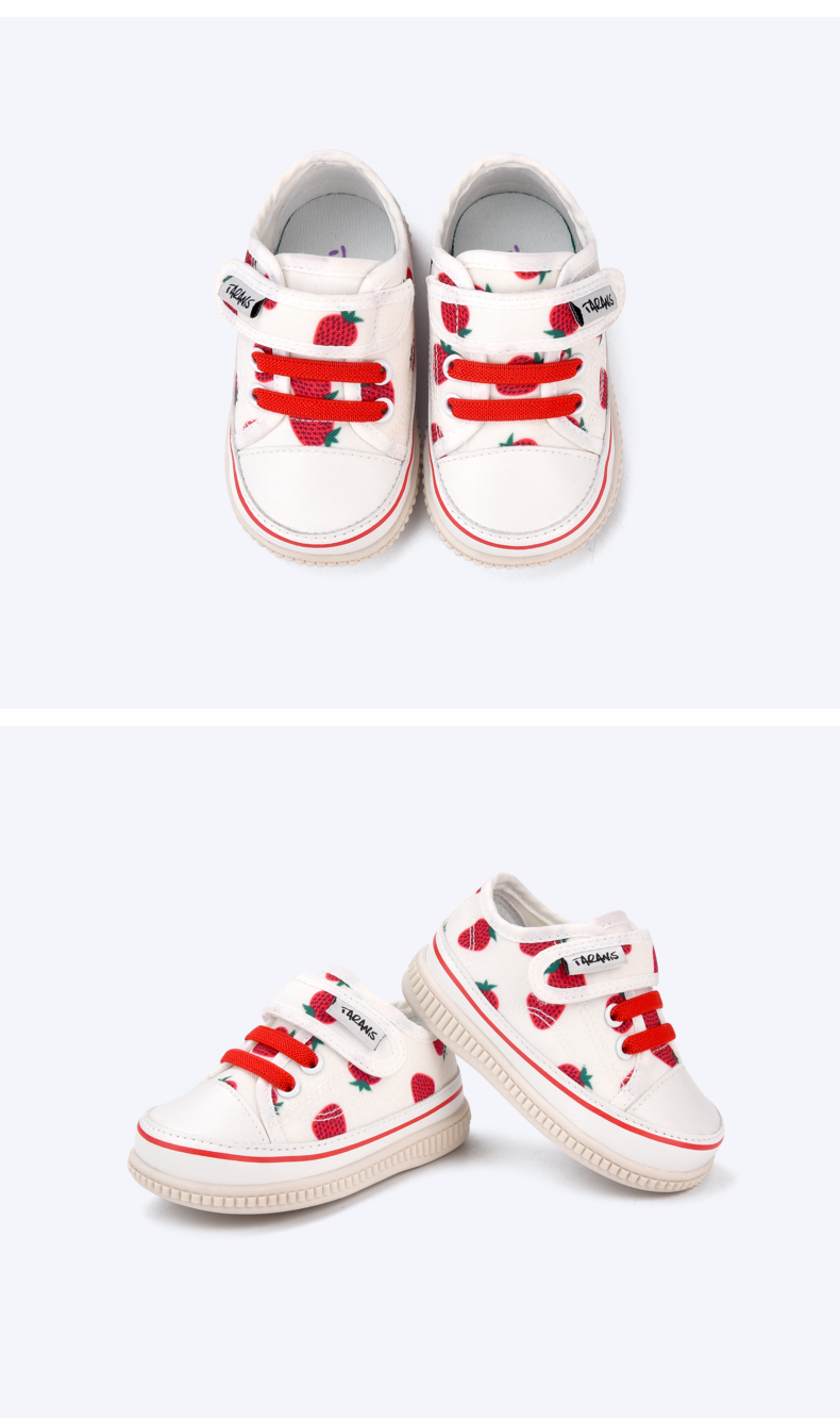 TARANIS Canvas shoes spring and autumn infant toddler shoes anti-slip breathable baby soft bottom is called shoes