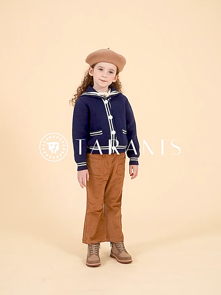 TARANIS Autumn new boy Martin boots ankle boots middle tube children's boots runway boots non slip soft sole children's single boot