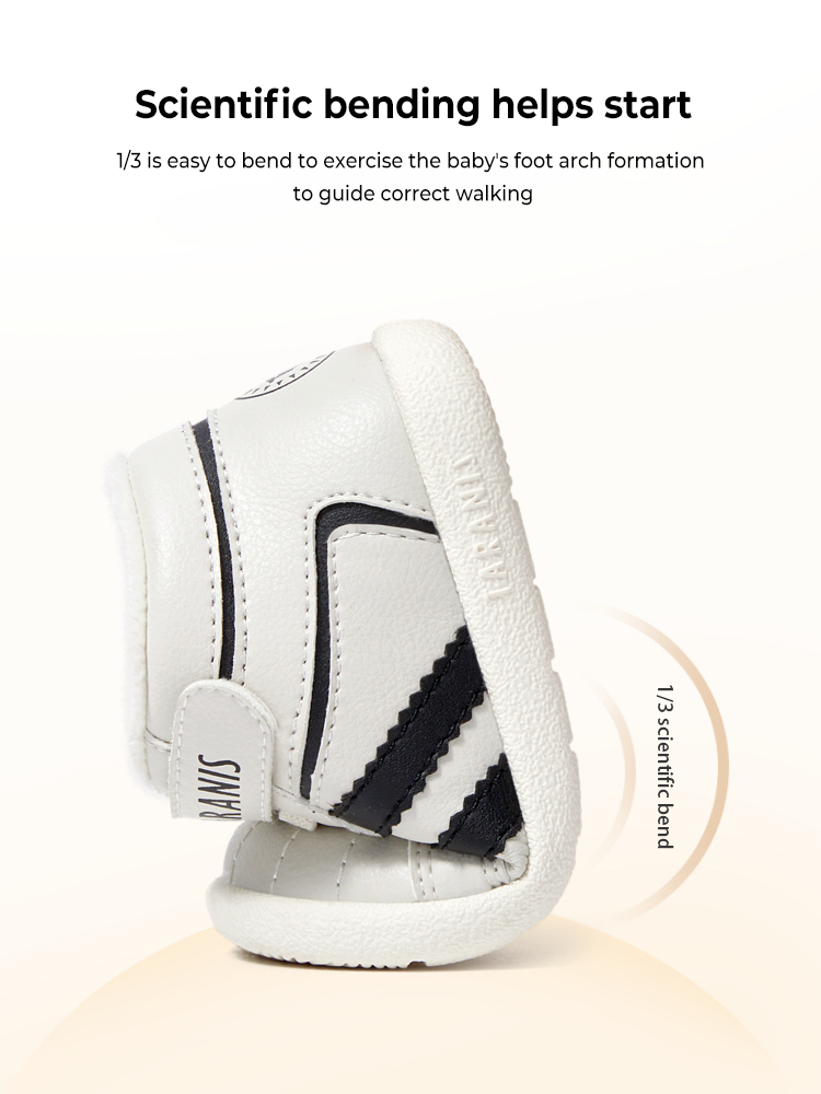 TARANISkids Winter new warm fleece baby soft bottom toddler shoes