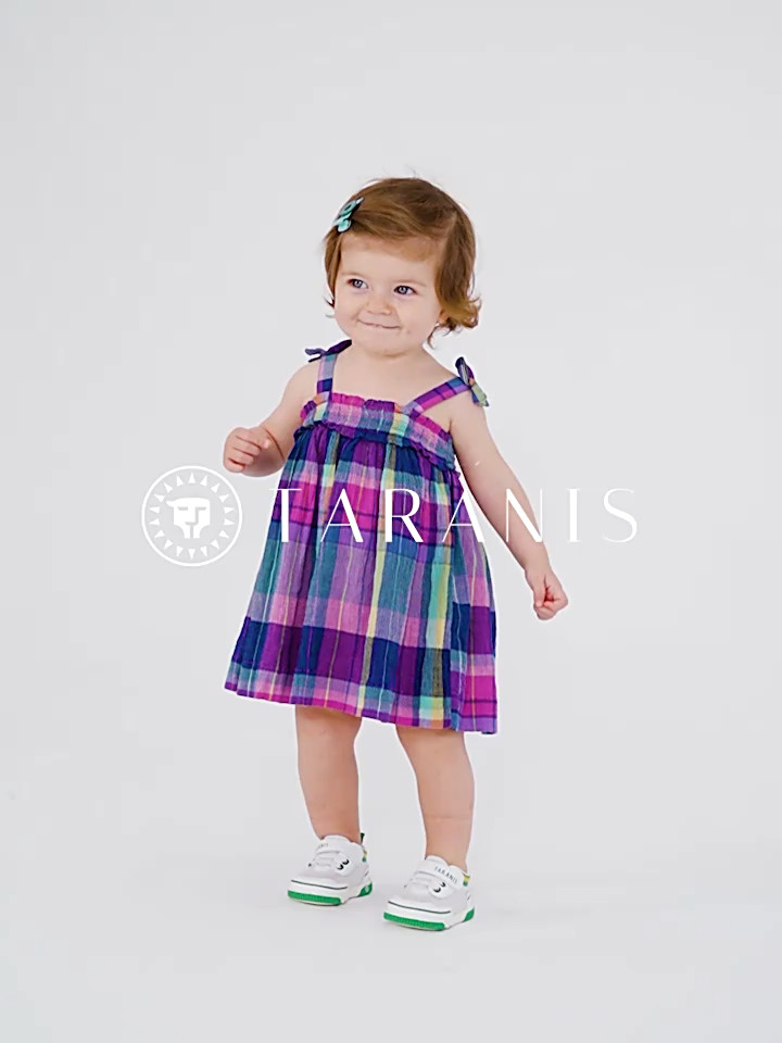 TARANIS Summer children's shoes small white shoes breathable baby called shoes boys and girls baby soft bottom non-slip walking shoes