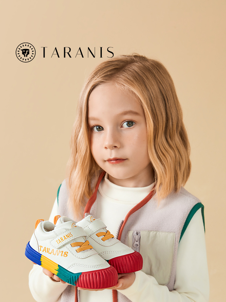 TARANISkids Winter New Fleece Warm Board Shoes Kindergarten Indoor Shoes