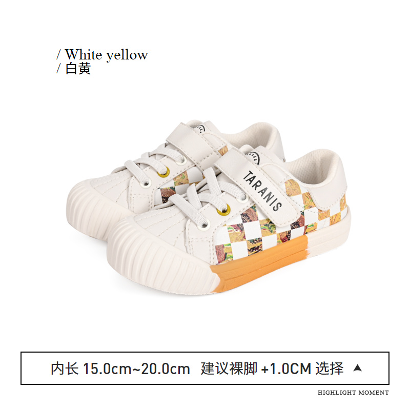 TARANIS Spring New Girls Shoes Kindergarten Indoor Shoes Children Sports Shoes Soft Sole Children Leisure Board Shoes