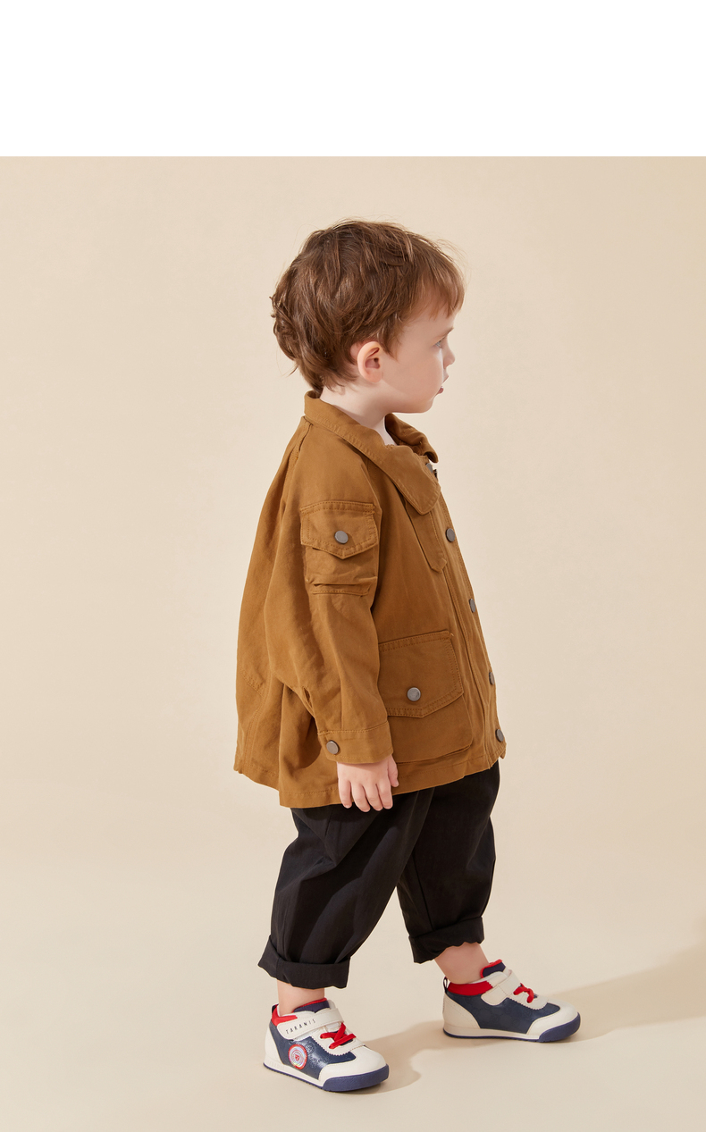 TARANIS Winter new children's shoes plus velvet winter shoes bread shoes two cotton shoes boys baby soft sole sports shoes