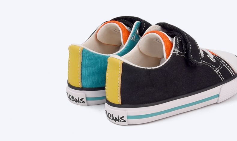 TARANIS Baby Velcro Casual Shoes Spring 2021 new boys' non-slip canvas shoes for children