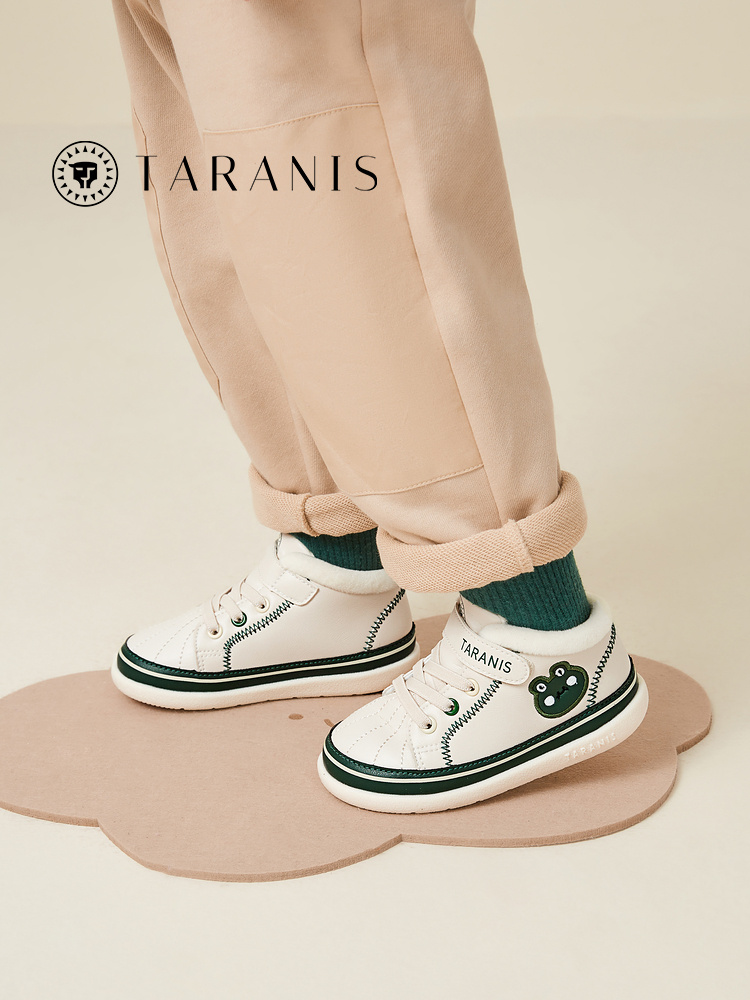 TARANISkids Winter Fleece Soft Bottom Baby Shoes