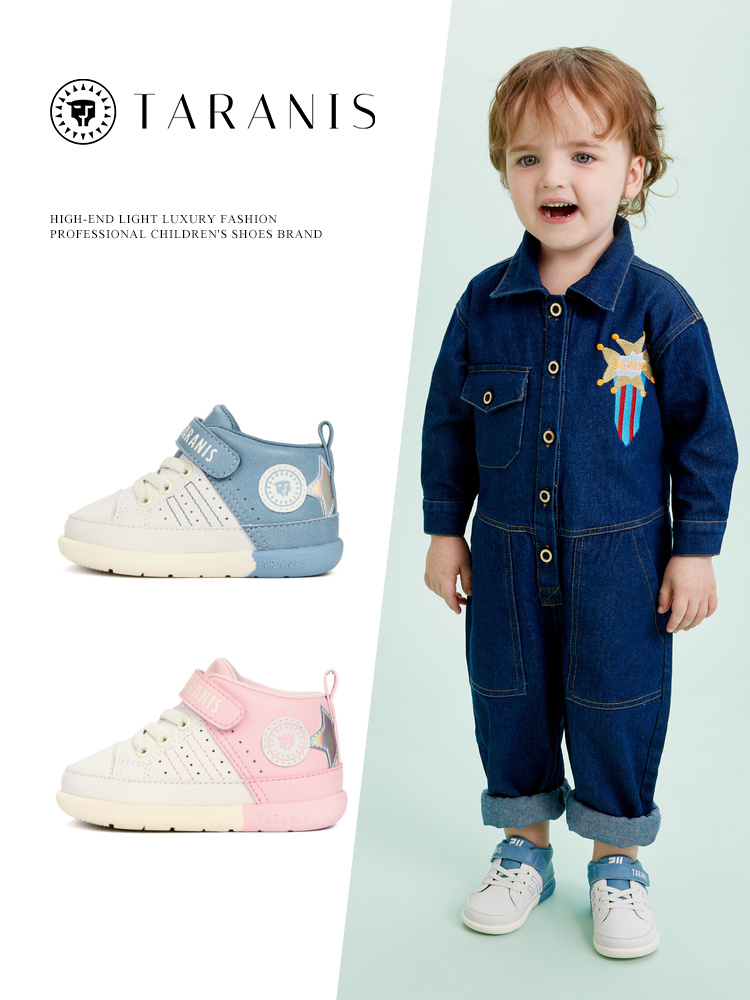TARANIS 211 Spring New Children's Shoes, Boys' Baby Shoes, Baby Shoes, Non-slip Soft Sole Toddler Shoes, Girls' Sports Shoes