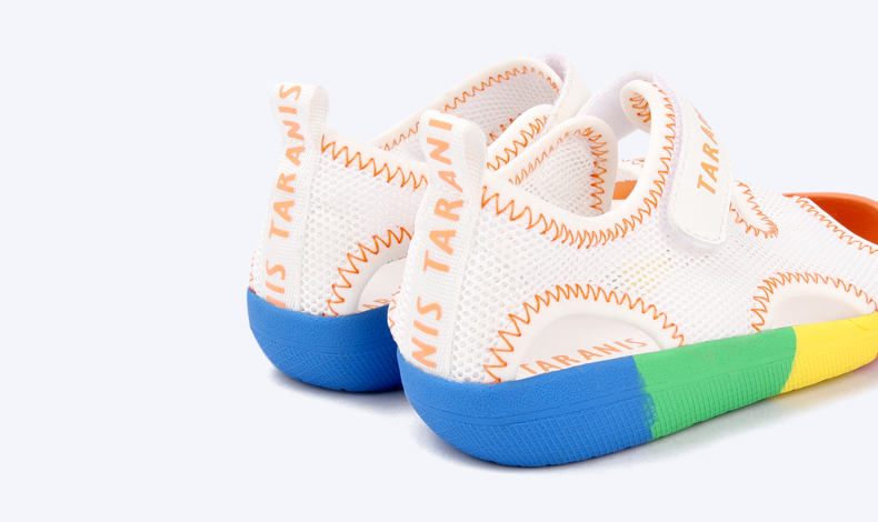 TARANIS Summer new net cloth breathable sandals for boys and girls home shoes non-slip soft sole kindergarten indoor shoes