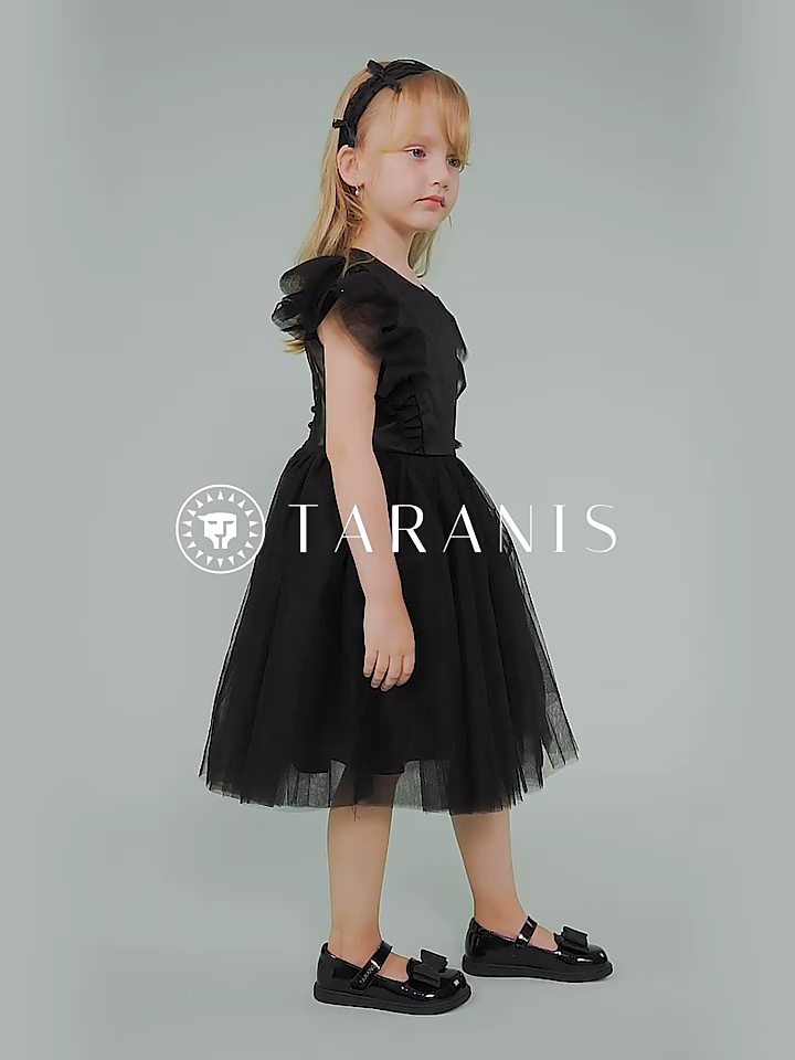 TARANIS Spring New Girl Shoes Bow Dress Performance Princess Shoes Children's Single Shoe Soft Soled Cow Shoes