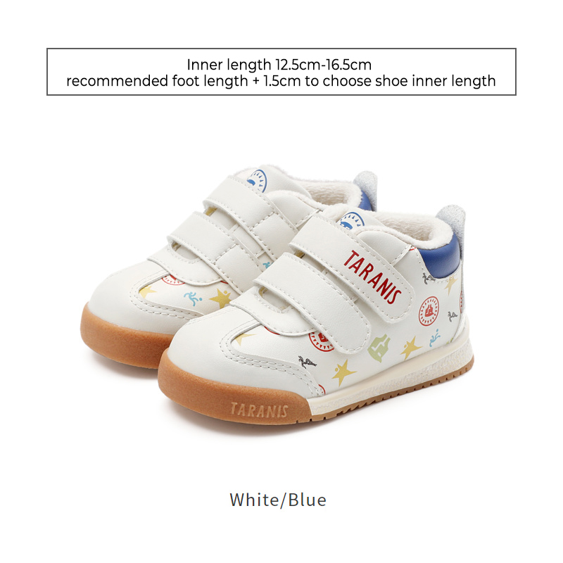 TARANISkids Winter New Toddler Shoes With Fleece To Keep Warm