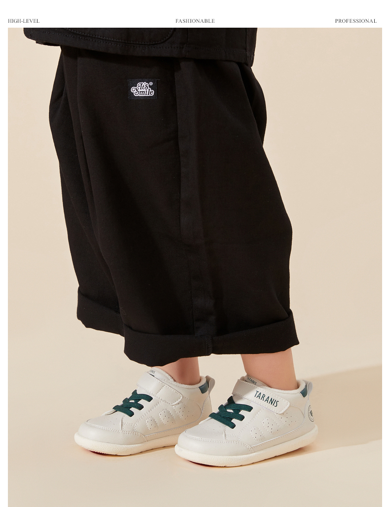 TARANIS Winter new children's shoes toddler shoes boys baby soft soles small white shoes girls warm sweat sports shoes