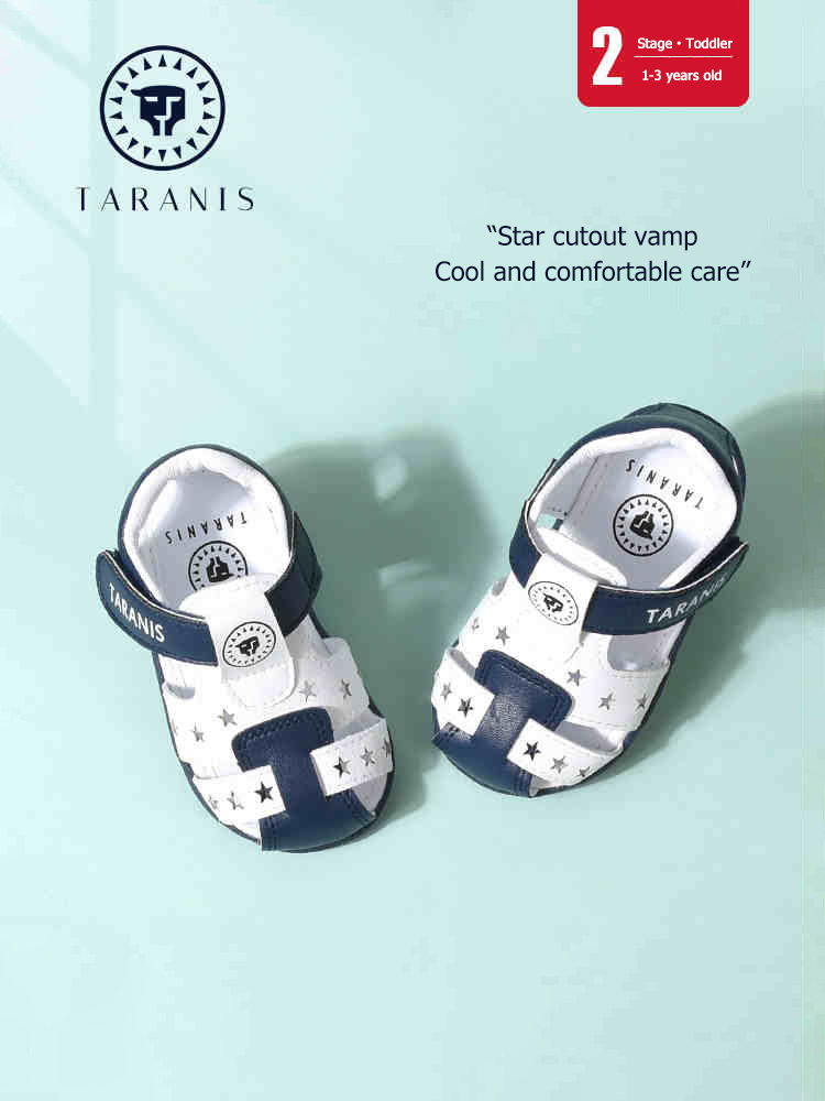TARANISkids Baby Non-slip Soft Bottom Head Breathable Sandal