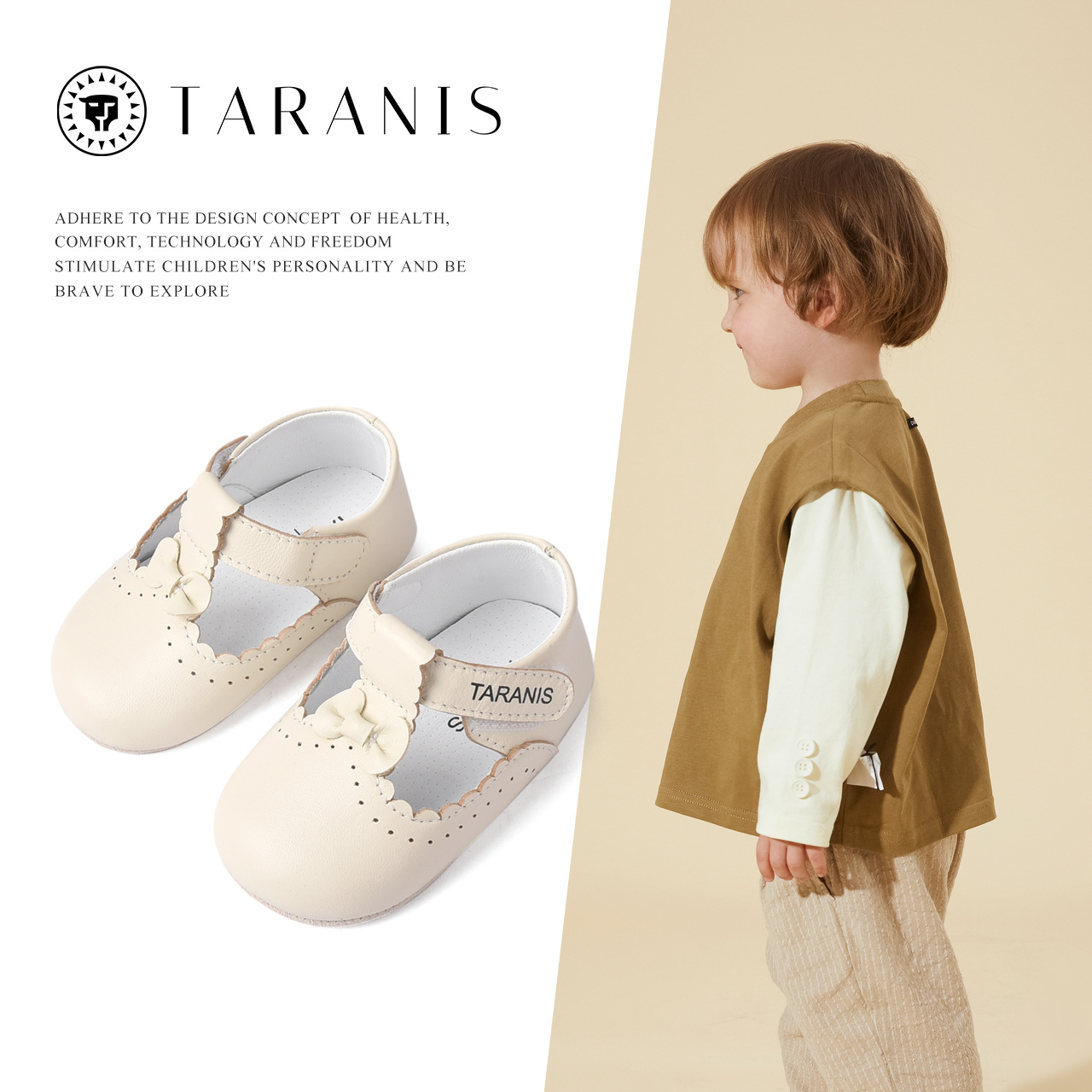 TARANIS Baby step shoes Autumn new women baby step shoes indoor shoes baby sheepskin shoes