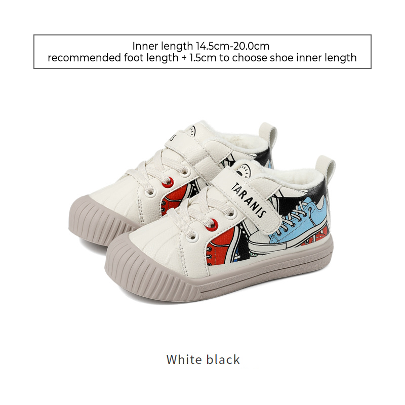 TARANISkids Winter New Plush Warm Kindergarten Indoor Shoes