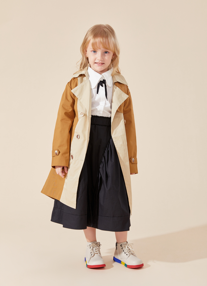 TARANIS Winter new girl's shoes children's boots top layer cowhide children's baby velvet Martin boots