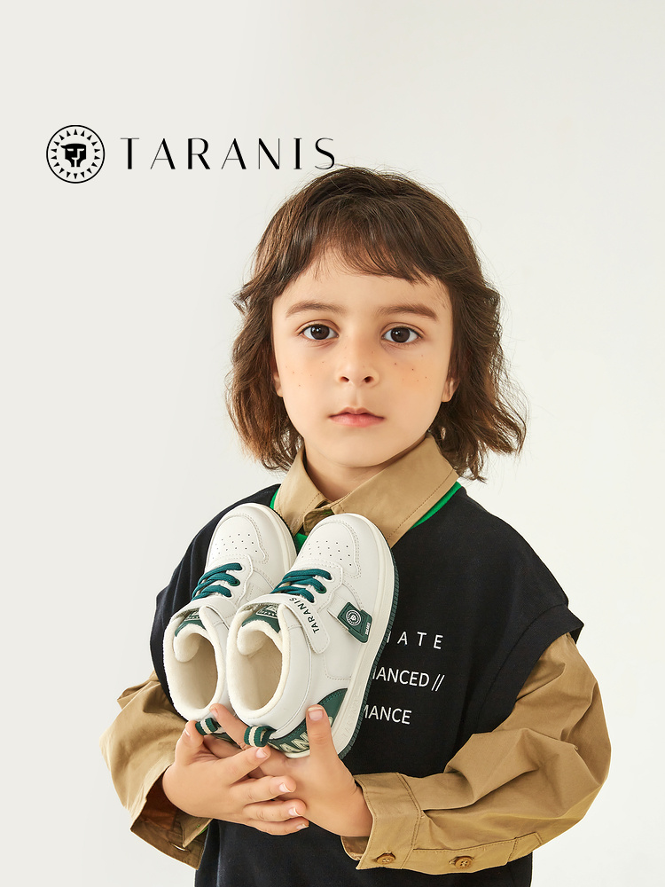 TARANISkids Winter Campus Shoes Non-slip Functional Shoes Warm Fleece Sneakers