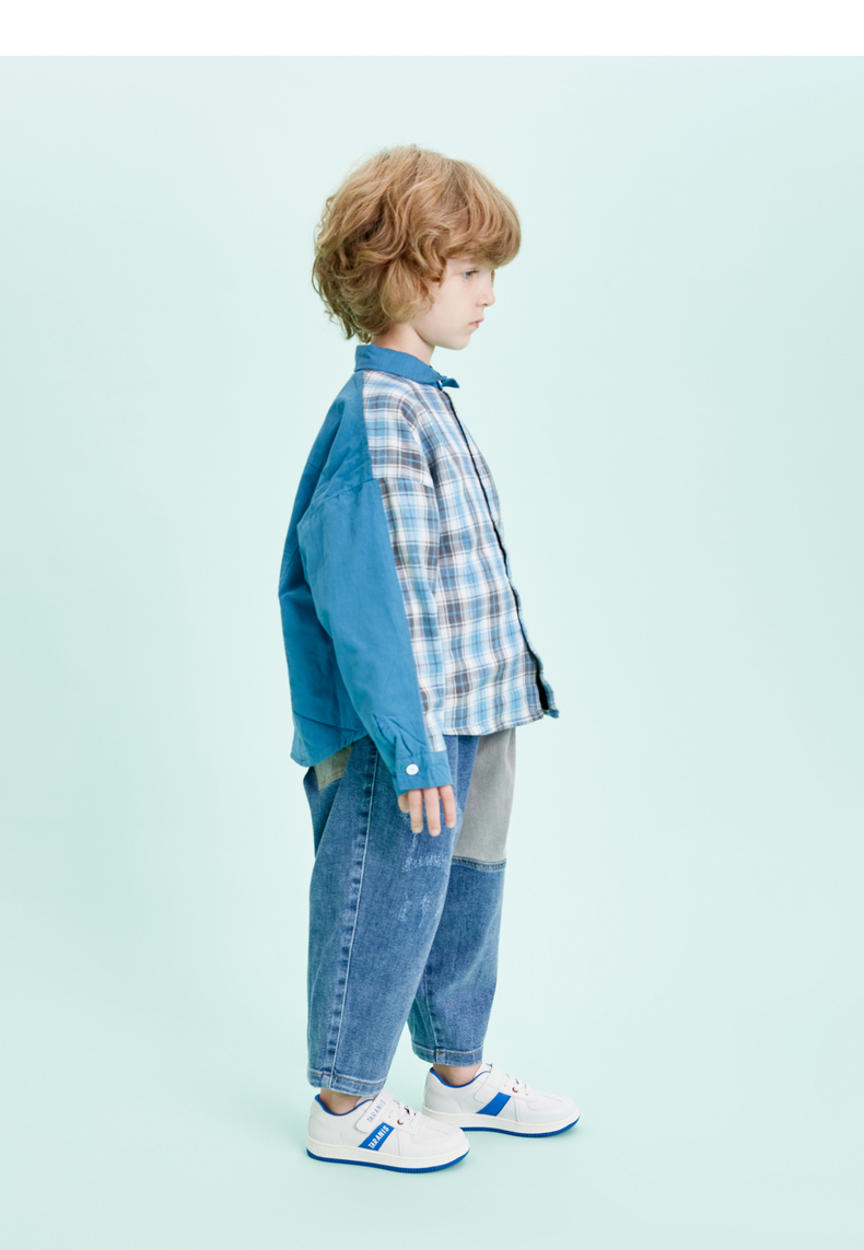 TARANIS Spring New Boys' Shoes Leisure Breathable Children's Board Shoes Non-slip Soft Bottom Small White Shoes Sports Shoes