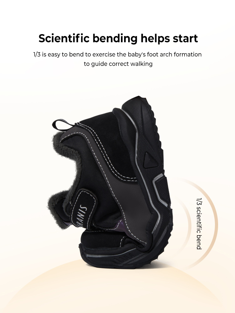 TARANISkids 2022 Winter New Fleece Warm Cushioning Running Shoes