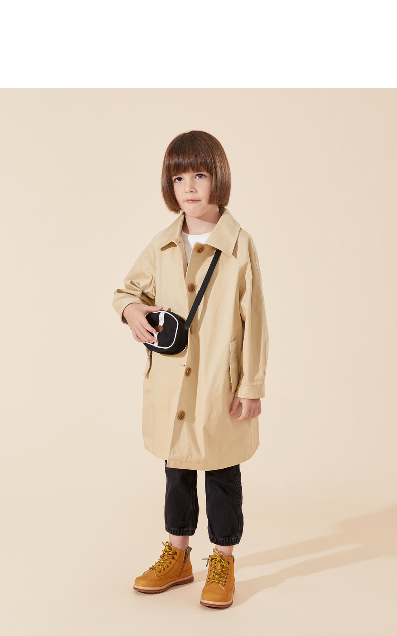 TARANIS Winter new boy's shoes small yellow boots children's cowhide boots Martin boots soft bottom baby ankle boots