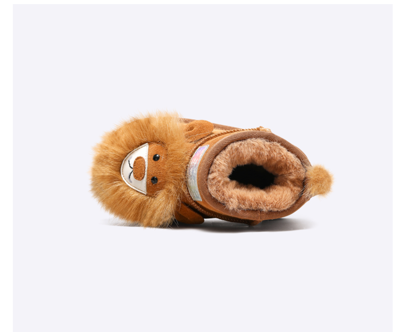 TARANIS Winter new boys' shoes children's snow boots Boys with fleece and thick soft soles children's snow cotton boots