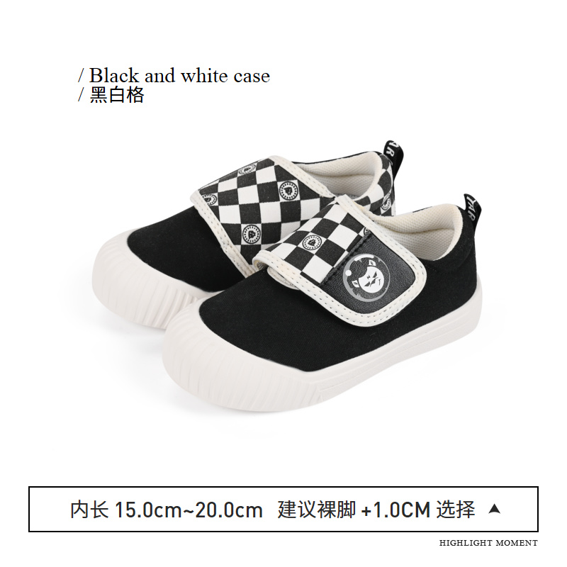 TARANIS Spring New Boys Shoes Children Sports Shoes Canvas Shoes Soft Soled Shoes Kindergarten Indoor Shoes