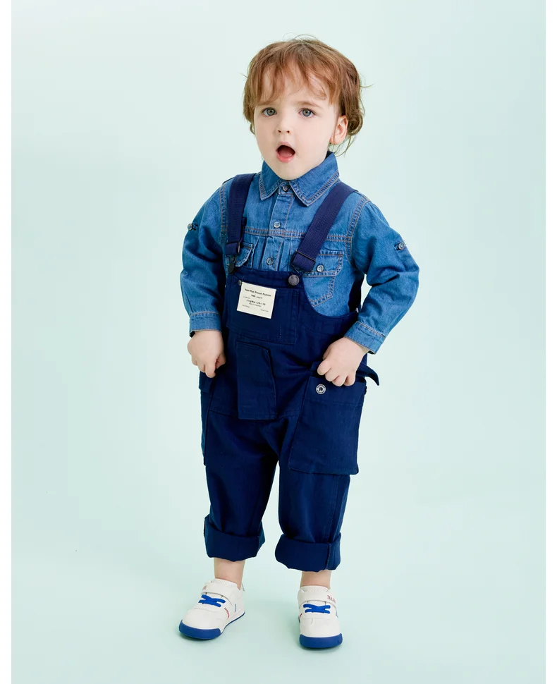 TARANIS Spring new children's shoes boys soft bottom toddler shoes breathable punch functional shoes children's bread shoes