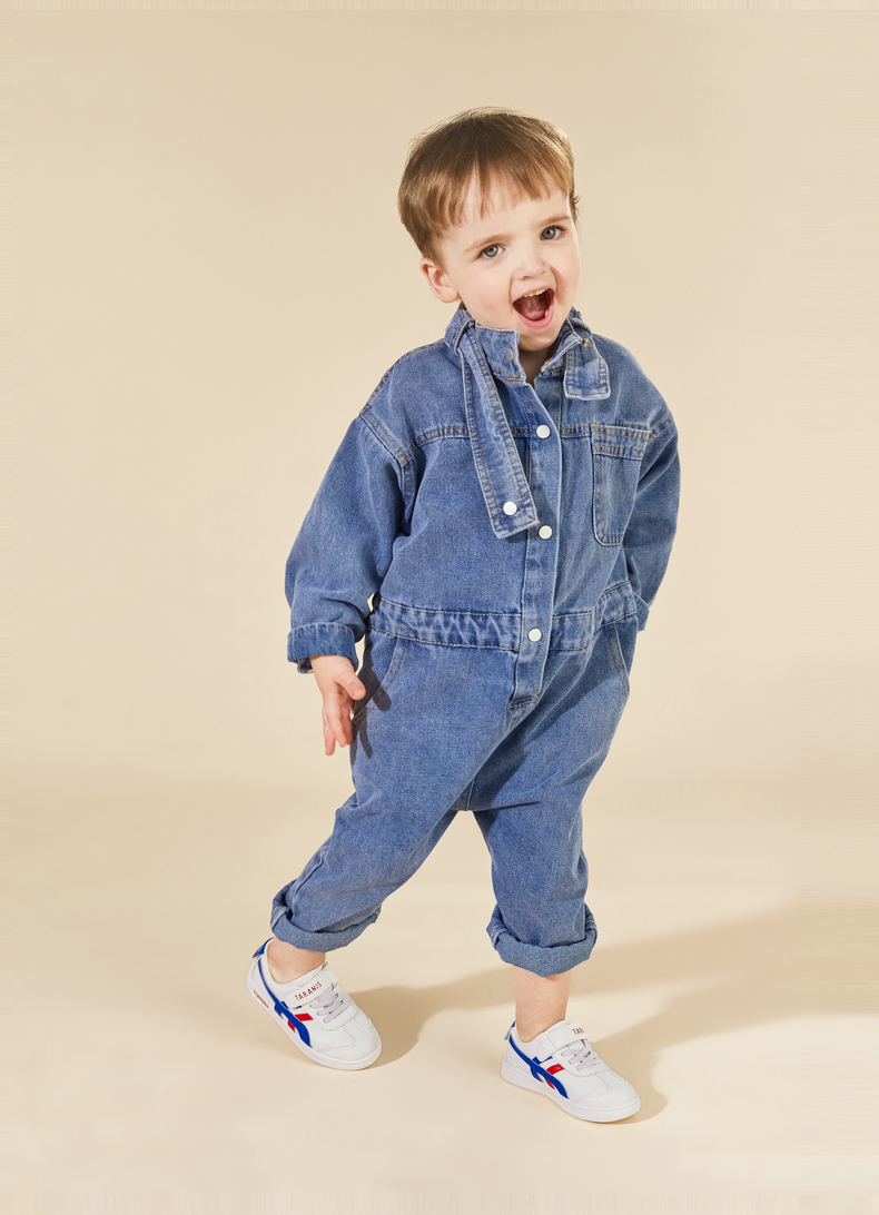 TARANIS Autumn New Style Children's Shoes Children's Shoes Boys Little White Shoes Girls Baby Sports Shoes Soft Soled Shoes