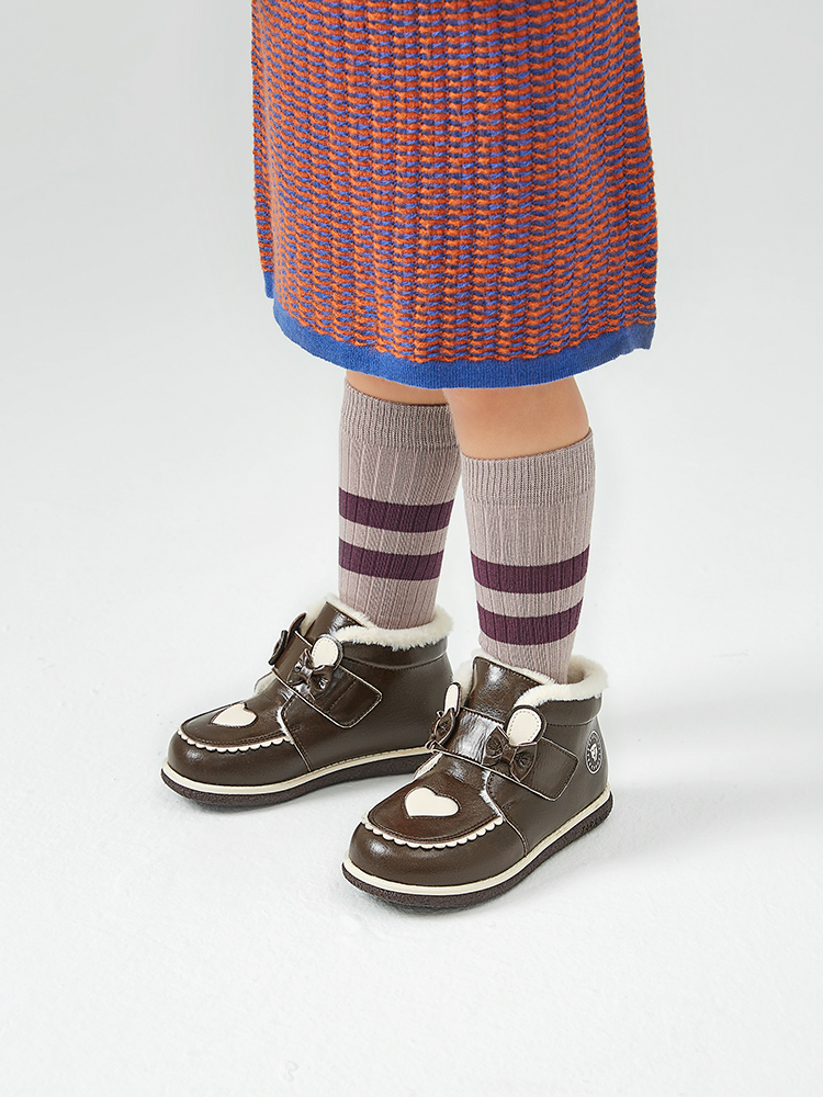 TARANISkids Meta Winter New Children's Plush Soft-soled Martin Boots