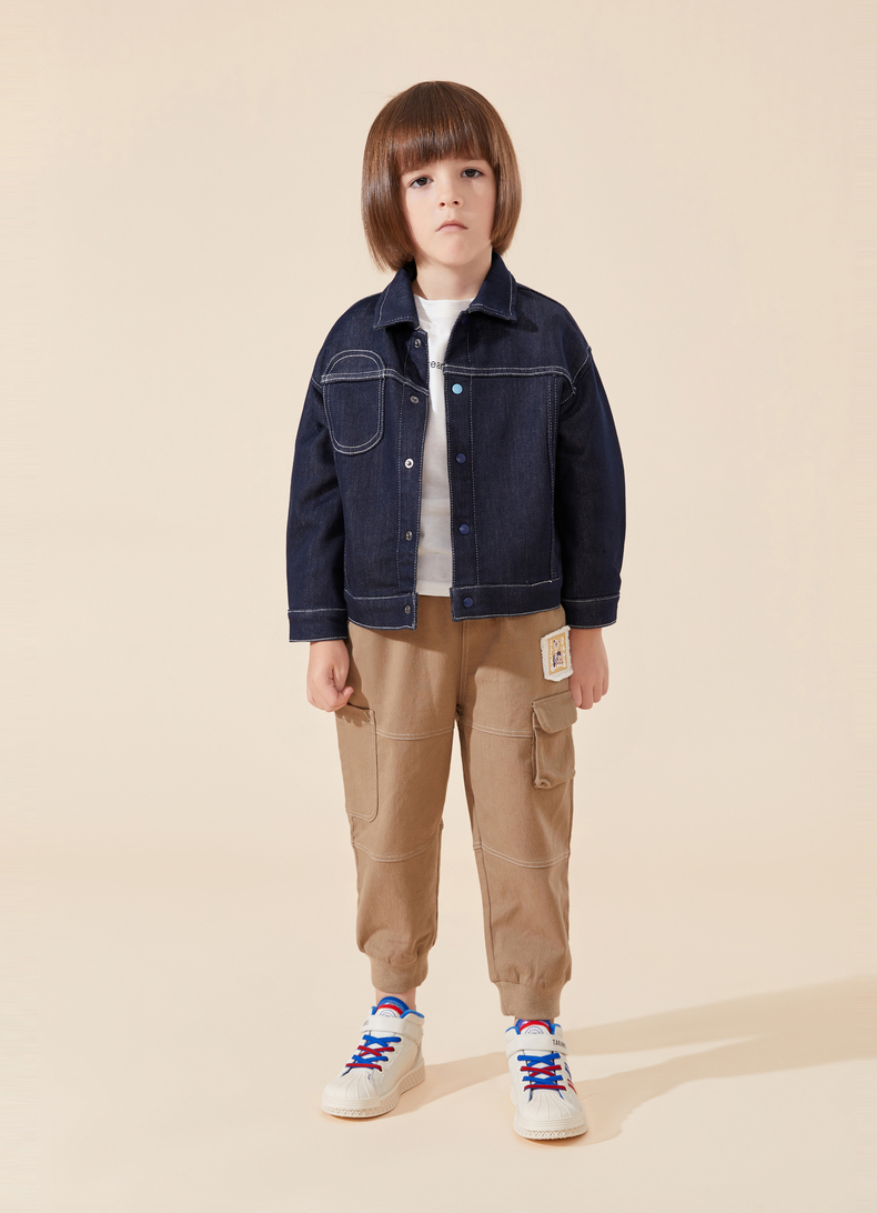 TARANIS winter new fleece men's shoes children's sports shoes high help big children warm cotton shoes soft sole shoes