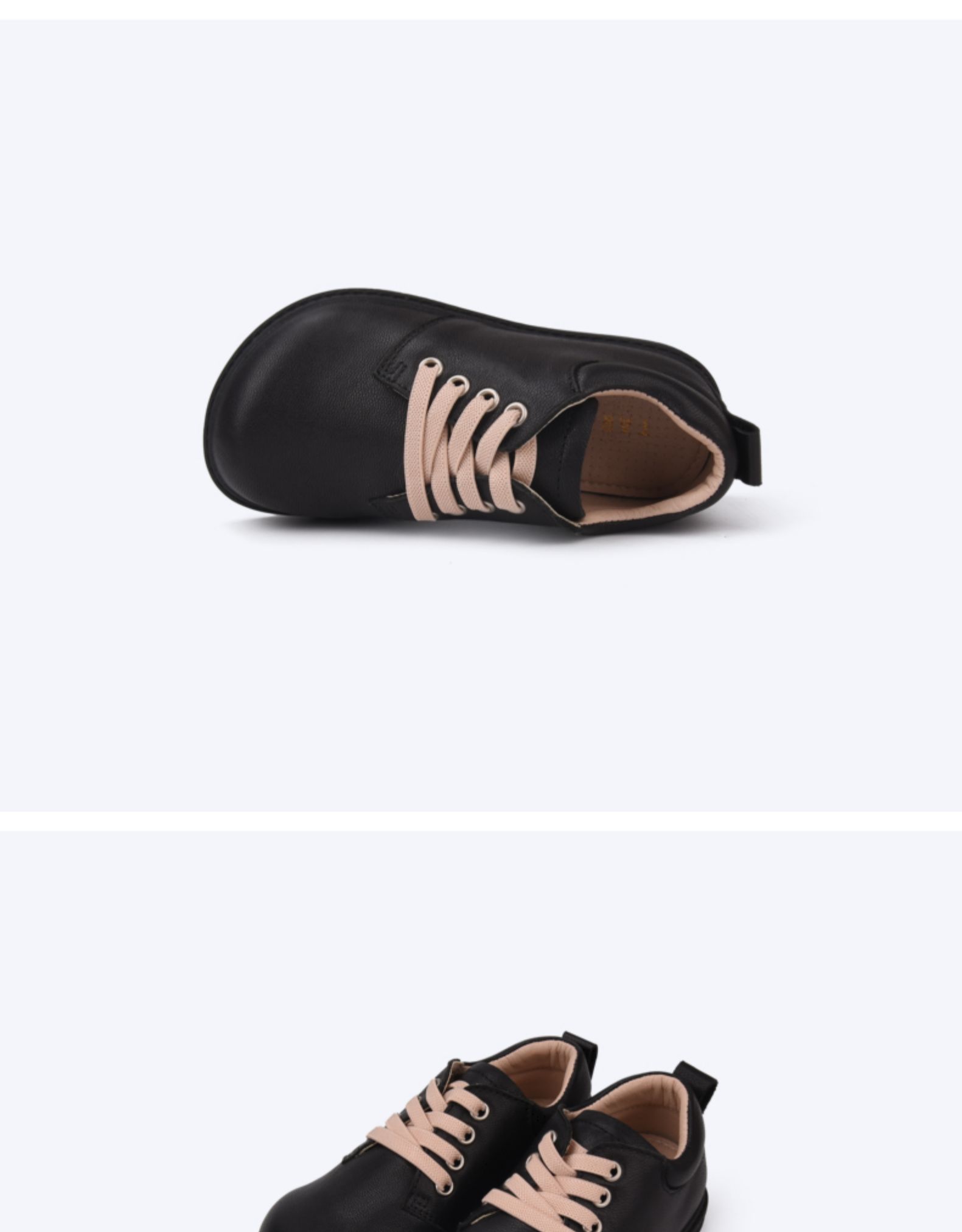 TARANIS Autumn new children's leather shoes black leather shoes soft soled sheepskin leather shoes for children