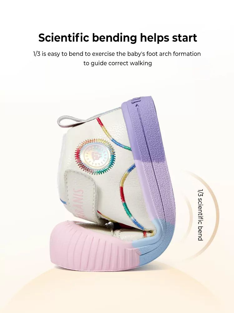 TARANISkids Winter New Fleece Warm Gradient Anti-kick School Shoes