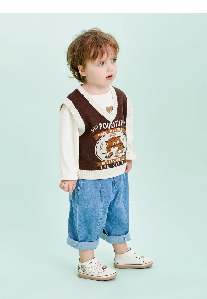 TARANIS 211 spring new children's shoes baby toddler shoes men's baby canvas shoes girls breathable sports shoes