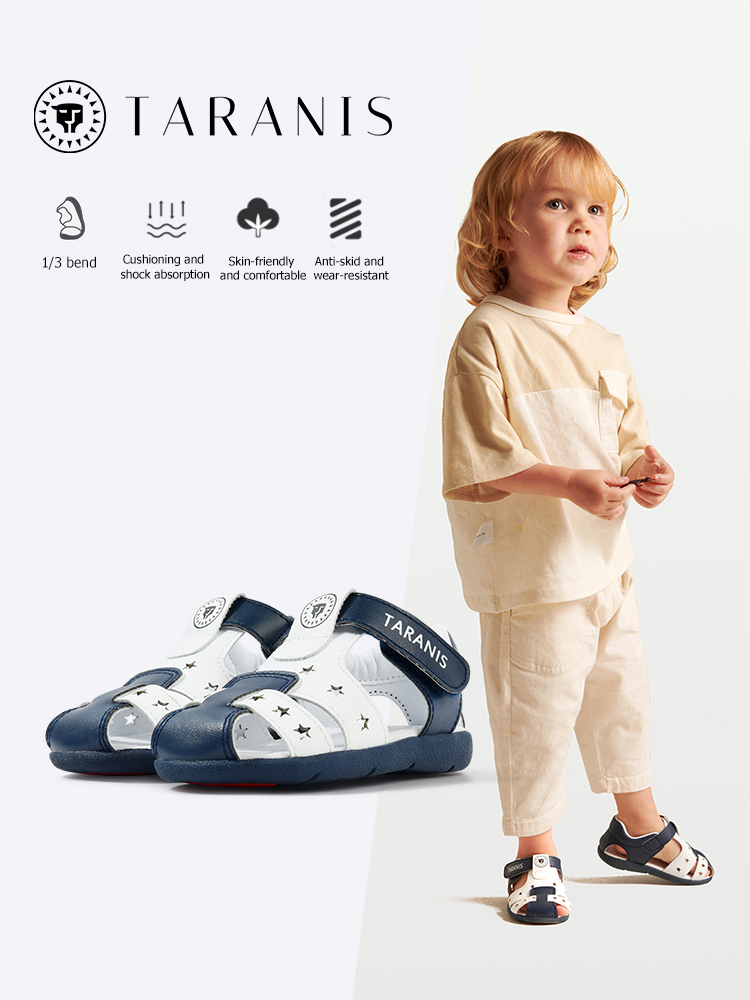 TARANISkids Baby Non-slip Soft Bottom Head Breathable Sandal