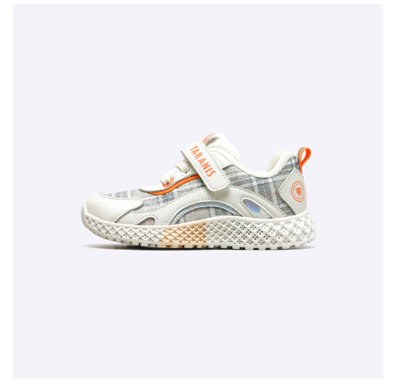 TARANIS Winter New Children's Shoes Girls Sports Shoes Men's Baby Fleece Leisure Shoes Soft Soles Running Shoes