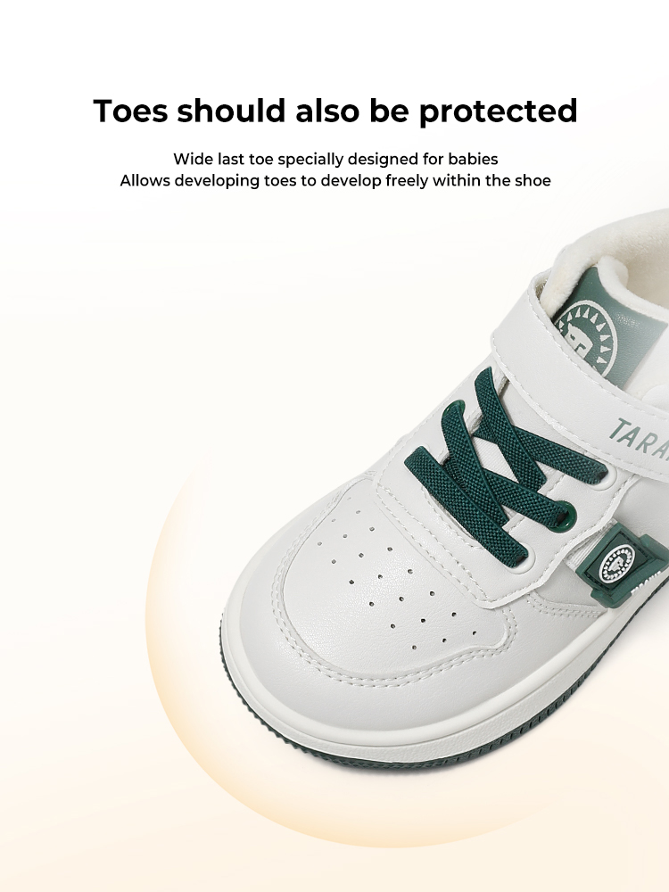 TARANISkids Winter Campus Shoes Non-slip Functional Shoes Warm Fleece Sneakers