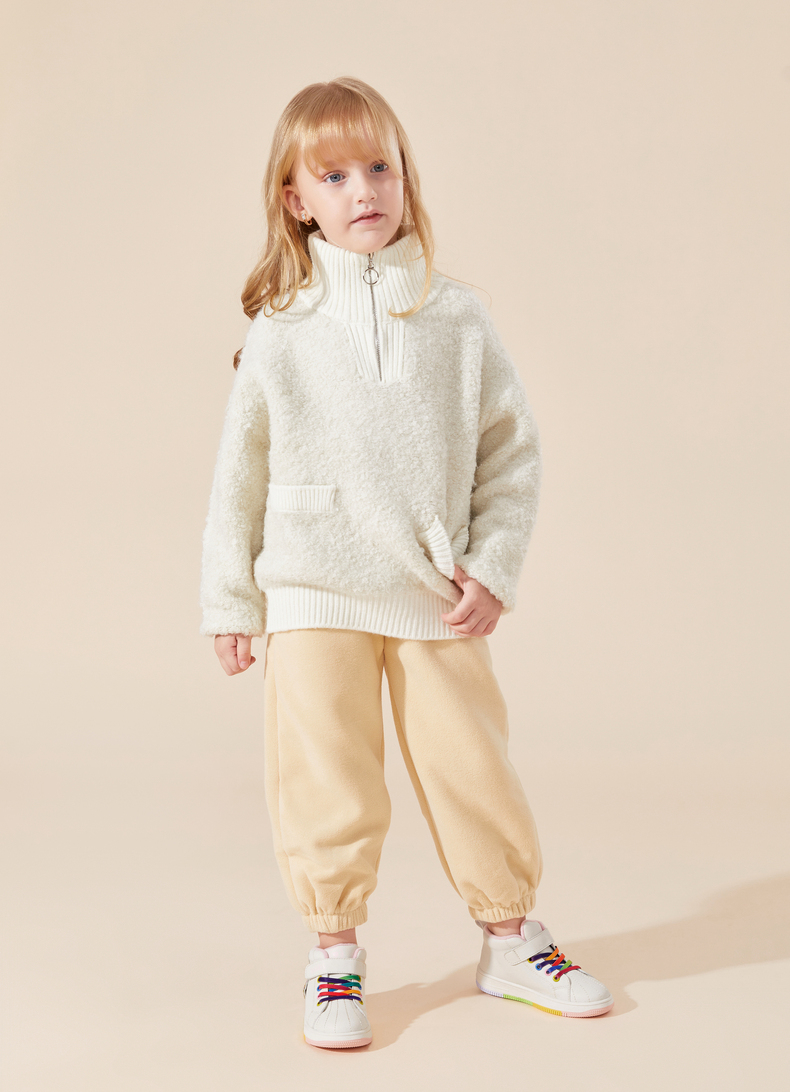 TARANIS  Winter New Girls Shoes Children Baby with Fleece Rainbow Bottom Leisure Board Shoes Warm Sports Shoes