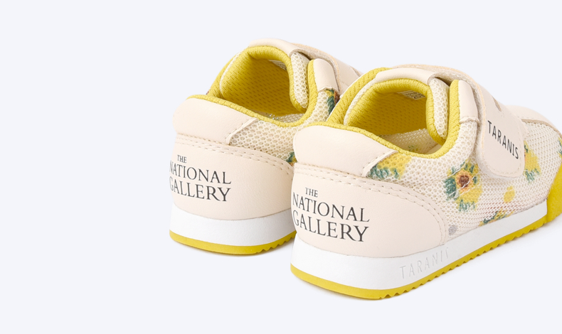 TARANIS Joint National Gallery Toddler shoes for girls Van Gogh Sunflower soft soled shoes for boys
