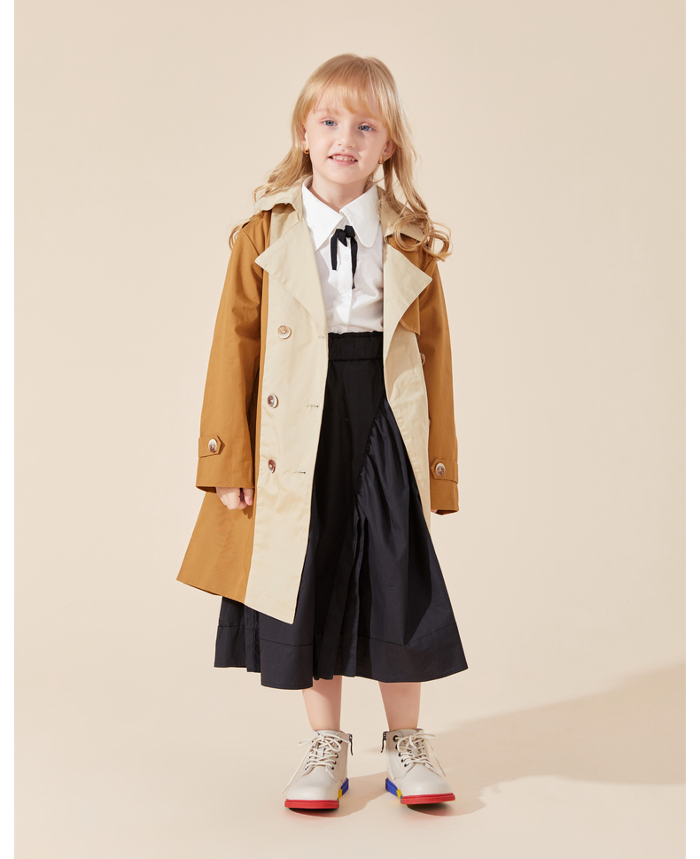 TARANIS Winter new girl's shoes children's boots top layer cowhide children's baby velvet Martin boots