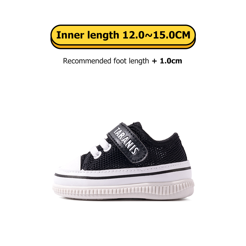 TARANISkids Non - slip Breathable Soft Bottom Mesh Small White Shoes