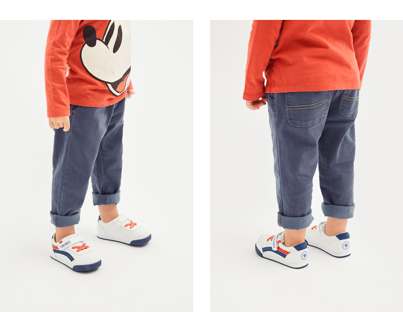 TARANIS Autumn new children's shoes boys baby toddler shoes soft soles non-slip shoes breathable girls bread shoes