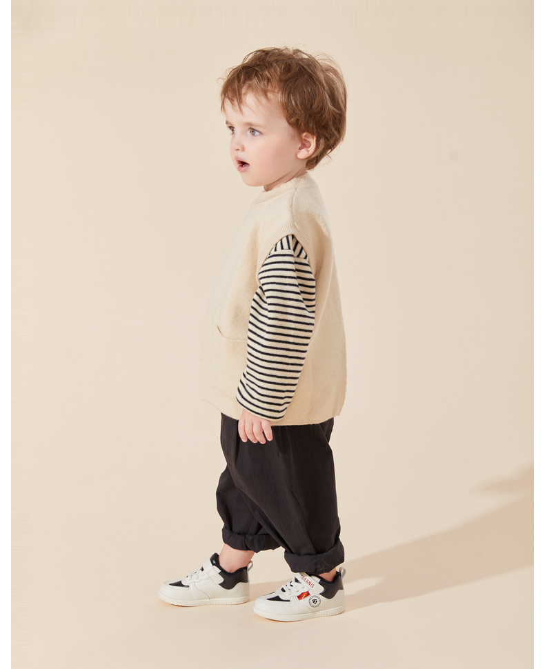 TARANIS Winter new walking shoes boys' shoes girls' shoes children's sports shoes soft soles and fleece board shoes