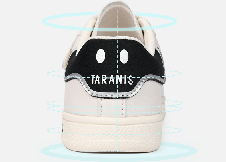 TARANIS Spring new boys shoes white shoes children's light sports shoes soft bottom non-slip board shoes