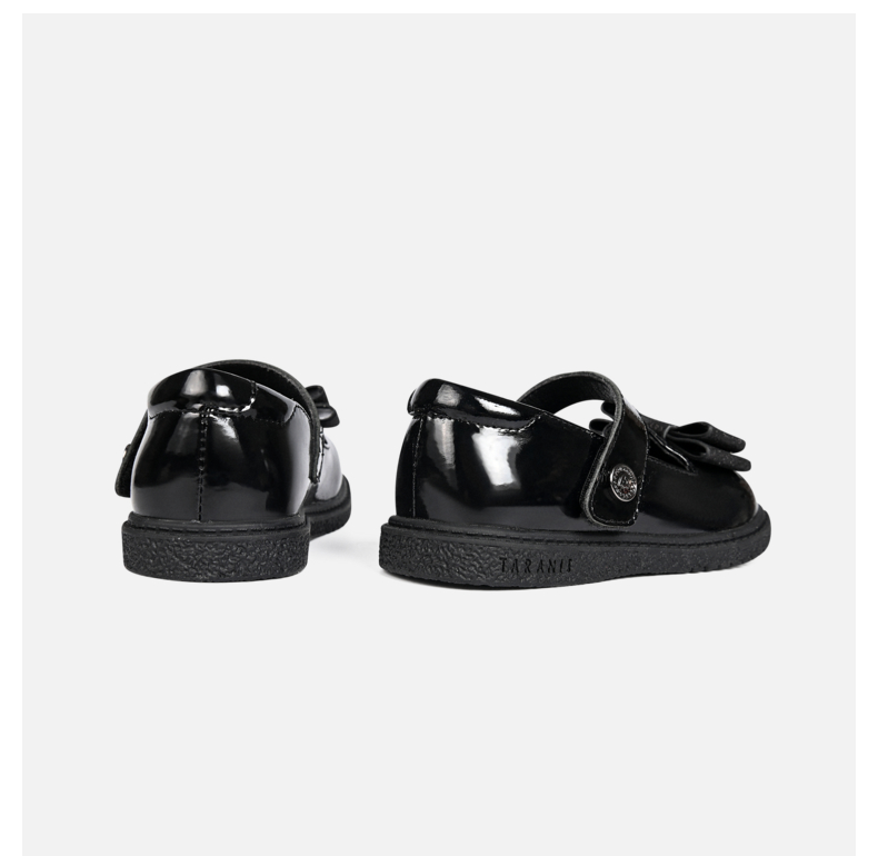 TARANIS Spring New Girl Shoes Bow Dress Performance Princess Shoes Children's Single Shoe Soft Soled Cow Shoes