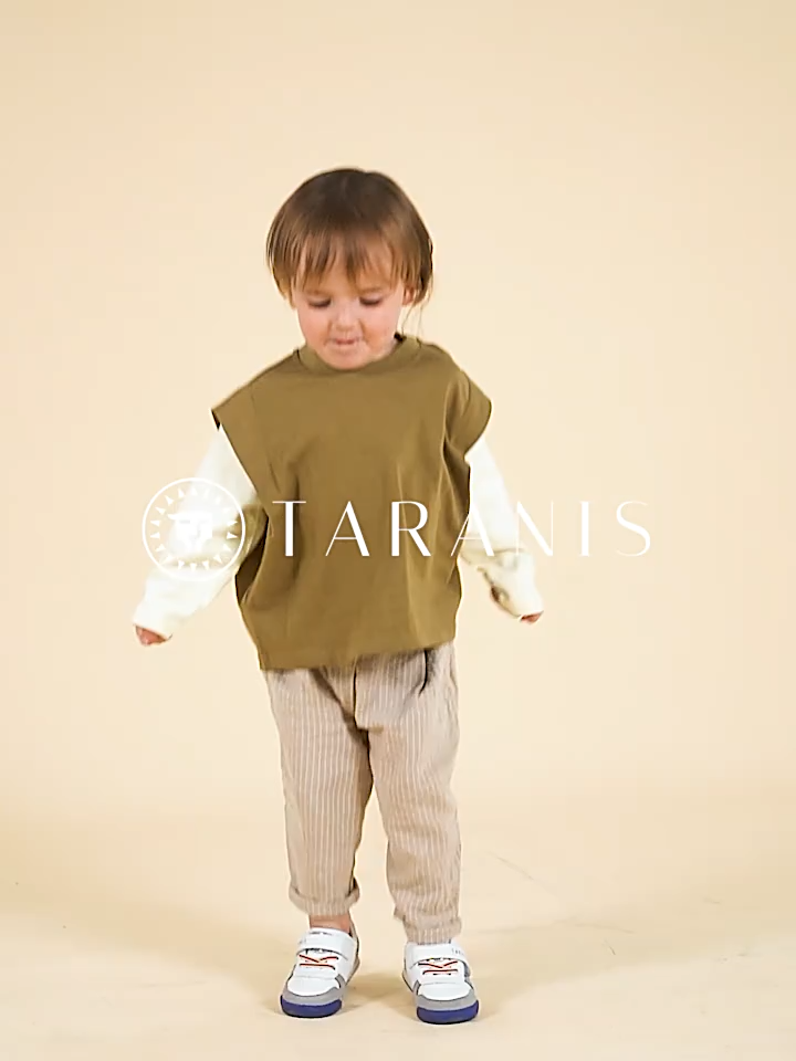 TARANIS Autumn children's shoes new men's baby walking shoes non-slip soft bottom bread shoes breathable sports shoes