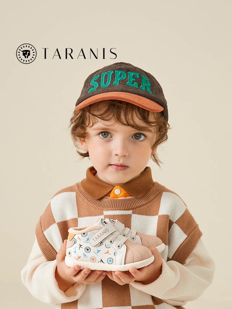 TARANISkids Winter New Warm Plus Fleece Children's Sports Shoes Board Shoes