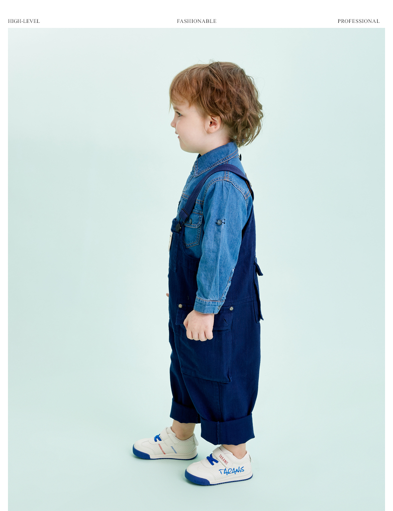 TARANIS Spring new children's shoes boys soft bottom toddler shoes breathable punch functional shoes children's bread shoes