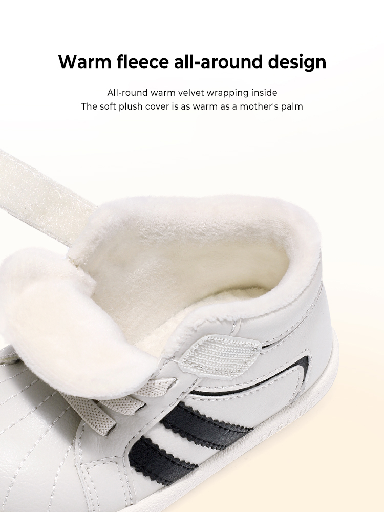 TARANISkids Winter new warm fleece baby soft bottom toddler shoes