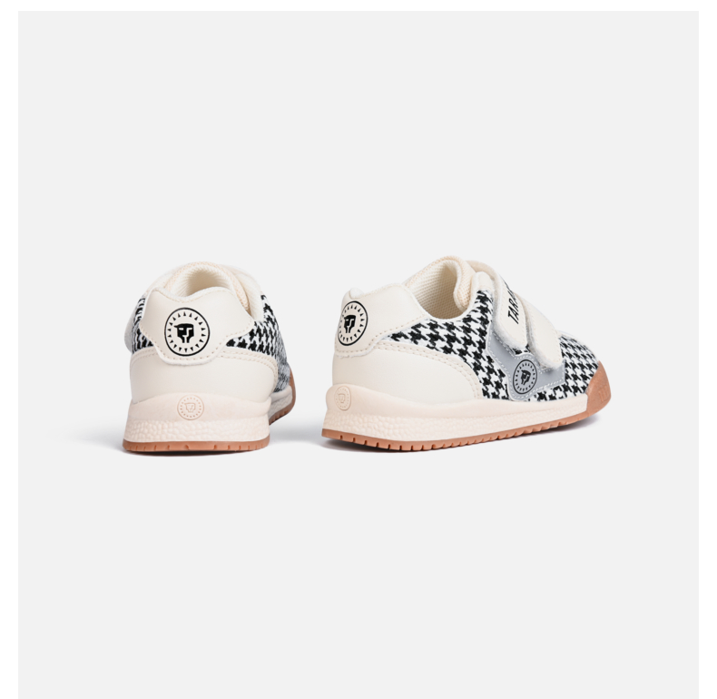 TARANIS Spring new children's shoes boys baby plaid toddler shoes children's sports shoes girls function bread shoes